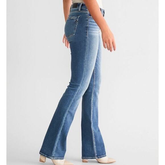 Buckle Black Womens Fit No. 53 Tailored Boot Cut Denim Stretch Jean |Color Nampa - Picture 14 of 16